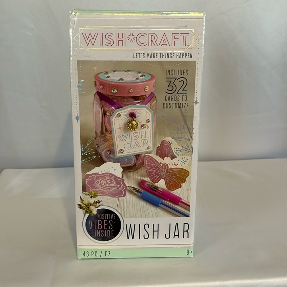 Bright Stripes Wish Jar